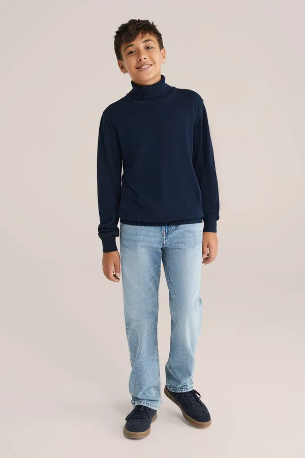Джемпер We Fashion, Navy Blue