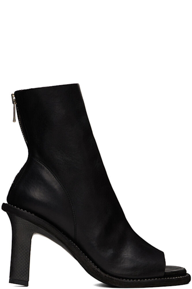 Черные туфли Guidi Edition на каблуках UNDERCOVER