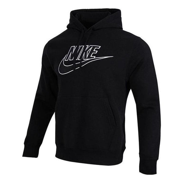 

Толстовка Nike Sportswear Club Fleece Graphic Pullover Hoodie 'Black', черный