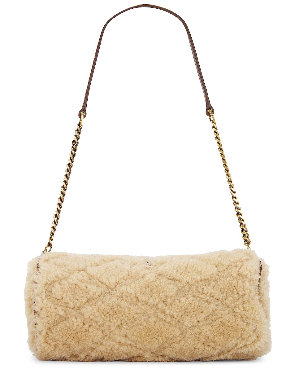 

Мини-сумка Sade Tube Saint Laurent, цвет Natural Beige & Dark Sigaro