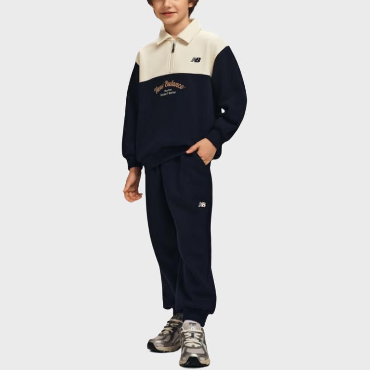 Детский спортивный комплект Casual Sportswear 2 Piece Set New Balance, синий — фото 4