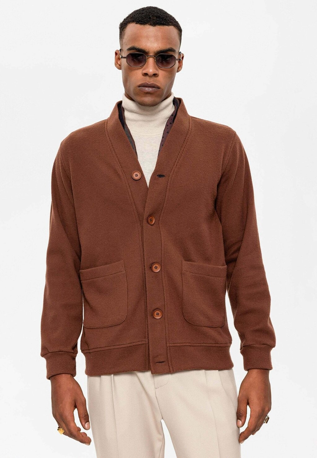 

Кардиган V-Neck Antioch, коричневый