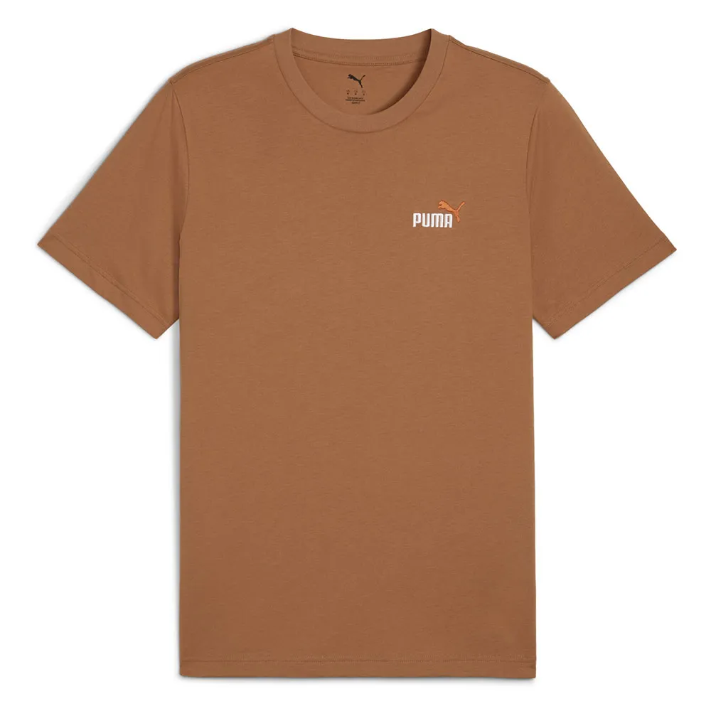 

Футболка с коротким рукавом Puma Ess 2 Color Small Nº1 Logo, коричневый
