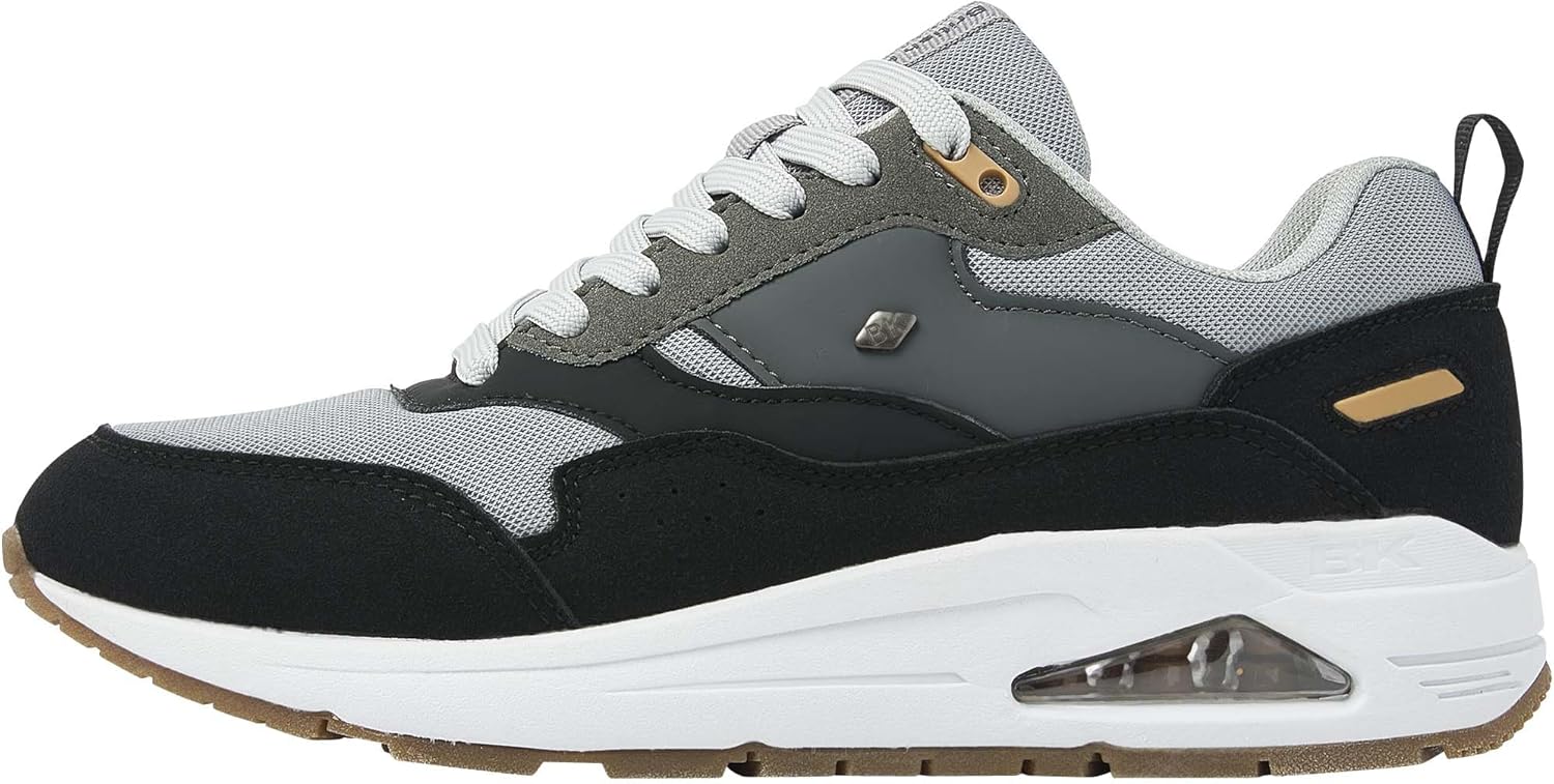 

Мужские кроссовки средней высоты British Knights, черный/серый