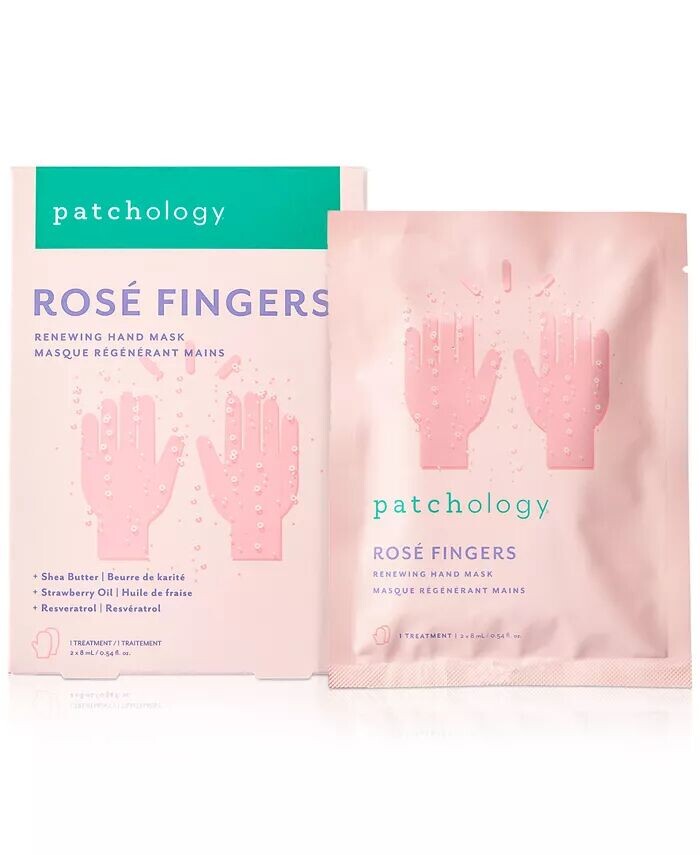 

Обновляющая маска для рук Rosé Fingers Patchology