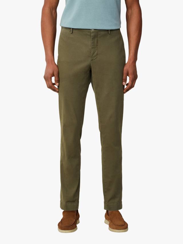 

Кенсингтон слим фит текстурированные чинос Hackett London, Cargo Green