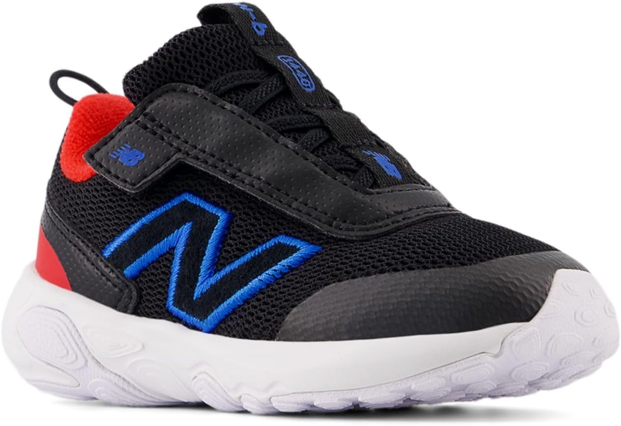 Кроссовки New Balance Baby Boys' New-b 1440 V1 на липучках, черный/синий — фото 2