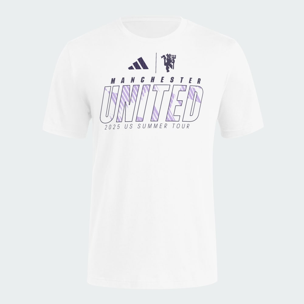 

Спортивная футболка Adidas Manchester United Graphic Tee, цвет White/Soccr-Mua-Smj*