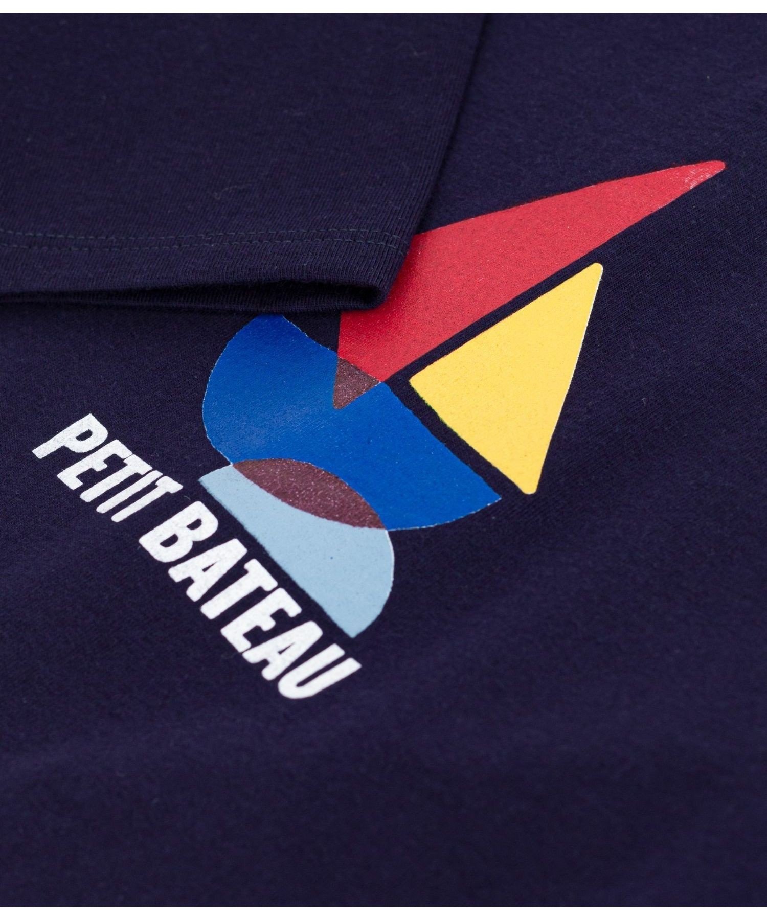 Футболка с длинными рукавами PETIT BATEAU, Blue — фото 3
