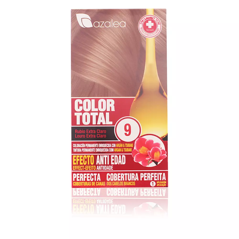 

Краска для волос Color total Azalea, цвет 9-rubio extra claro, 1 шт.