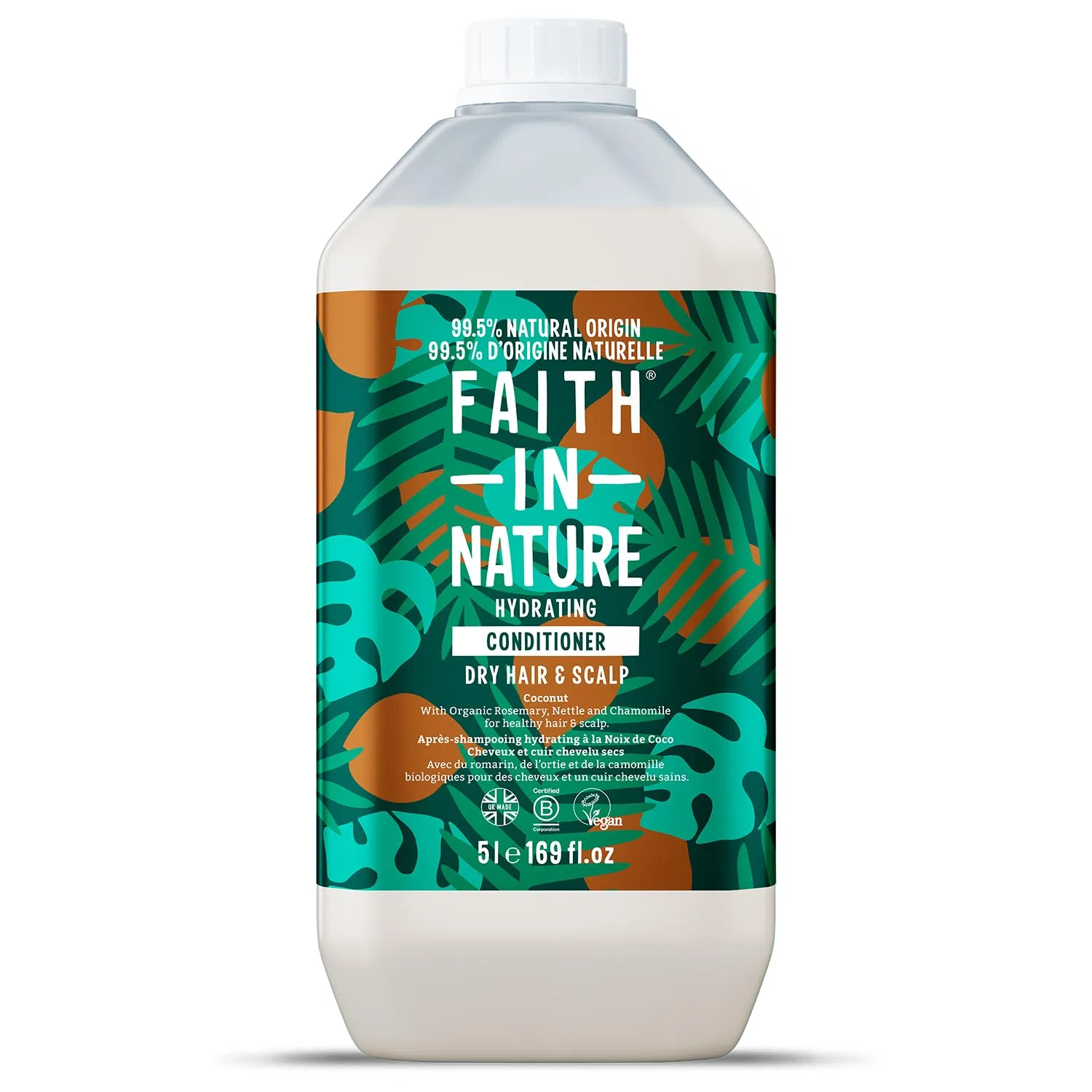 Органический кокосовый кондиционер Faith In Nature 5 л Faith In Nature