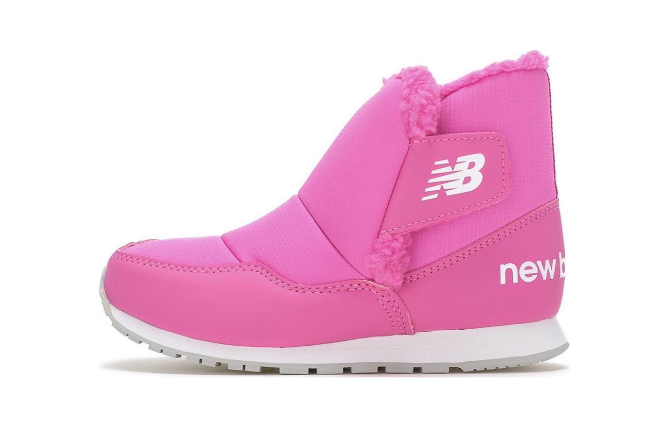 

New Balance Противоскользящие детские ботинки с амортизаторами, розовые, для детей от 3 до 7 лет