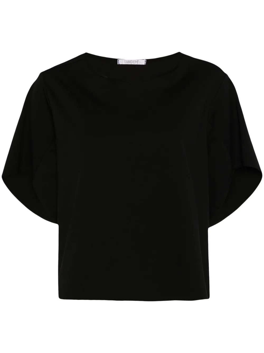 

Футболка с вырезом лодочкой Transit, черный