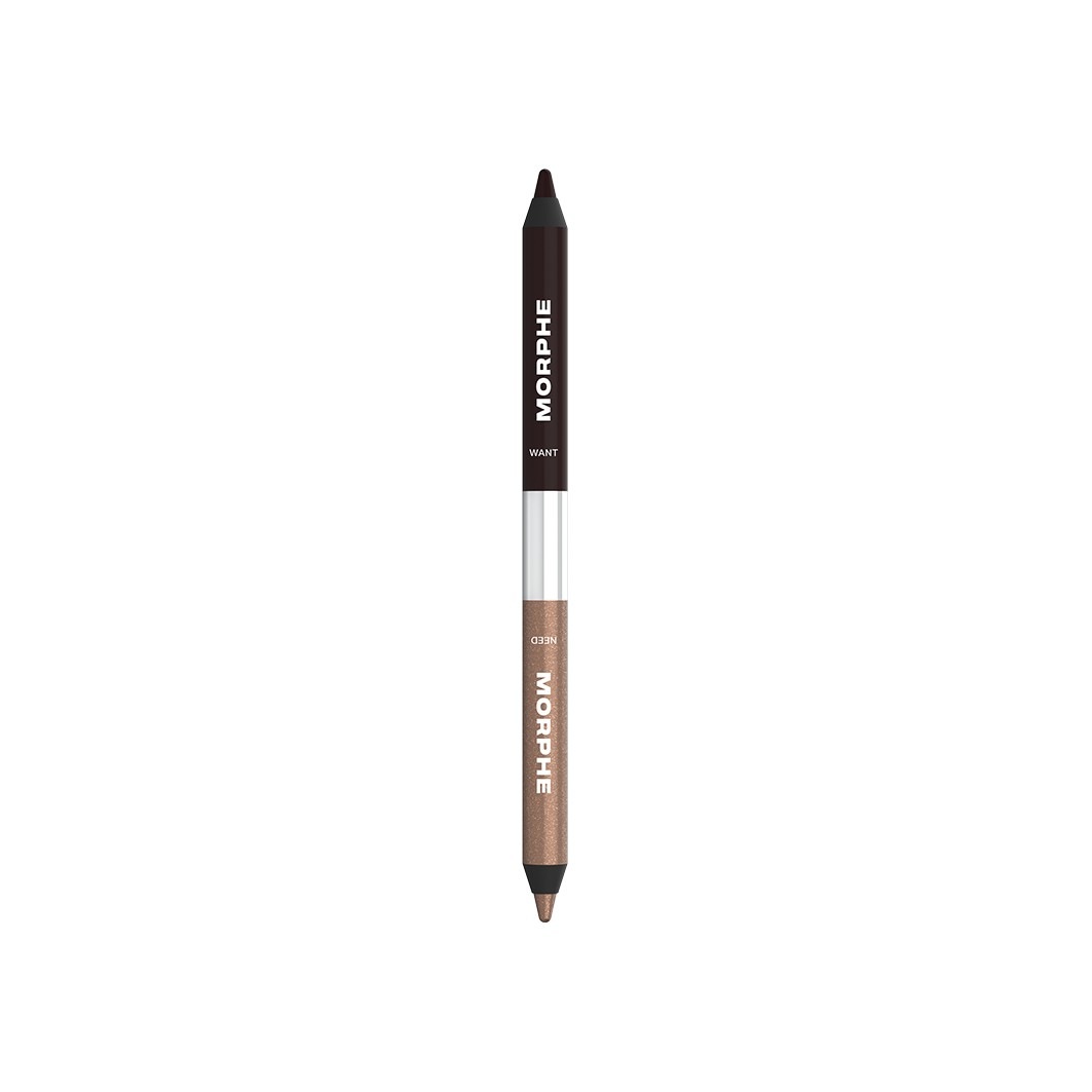 Подводка для глаз bi-liner dual-ended gel pencil- now or later Morphe, want or need, вес 0.5 гр. — фото 2