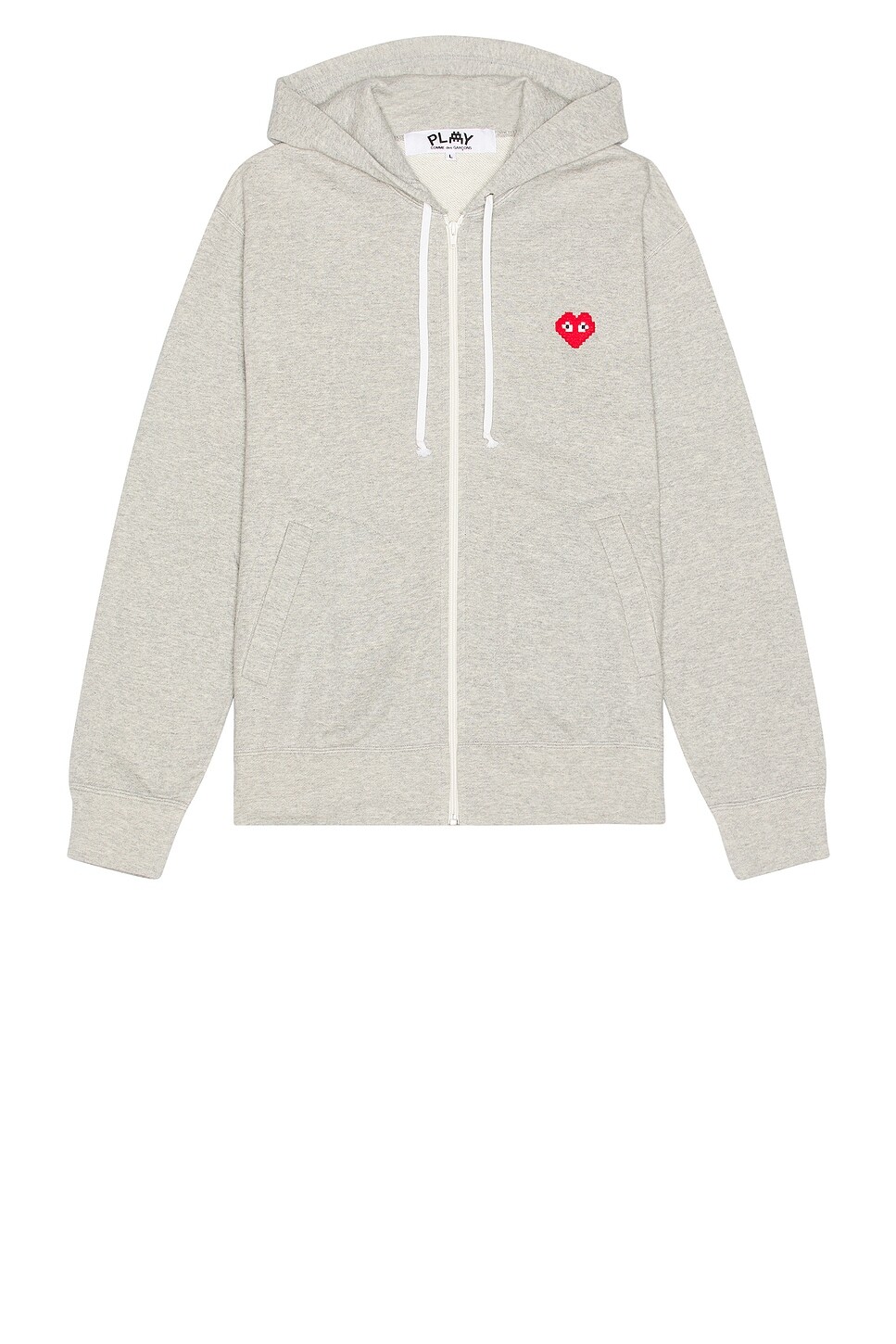 

Толстовка Invader с капюшоном Comme Des Garcons Play, серый