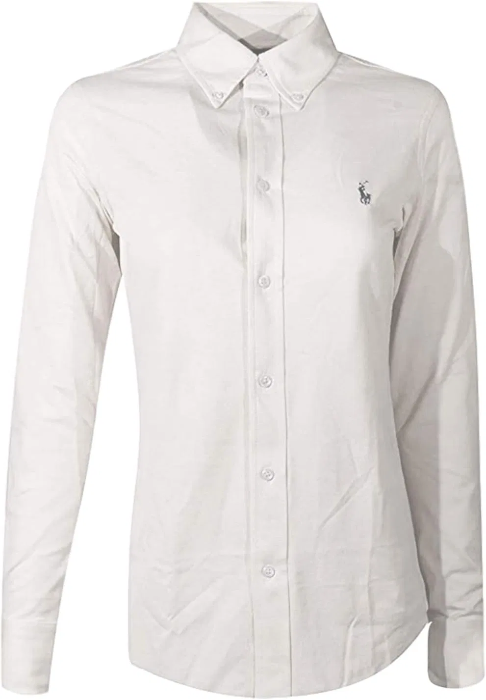 Поло женское, оксфорд, классическая модель, Polo Ralph Lauren, темно-синий — фото 4
