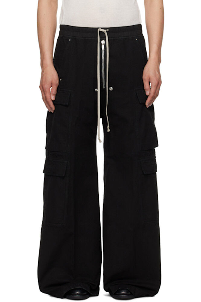 

Черные брюки Hollywood Double Cargo Jumbo Belas Rick Owens DRKSHDW