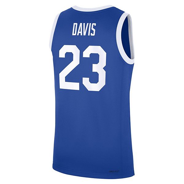 Мужская баскетбольная майка anthony davis royal kentucky wildcats road replica Nike — фото 4