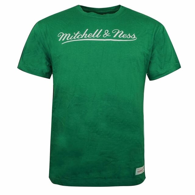 

Зеленая мужская футболка с логотипом Mitchell & ness Mitchell And Ness, зеленый