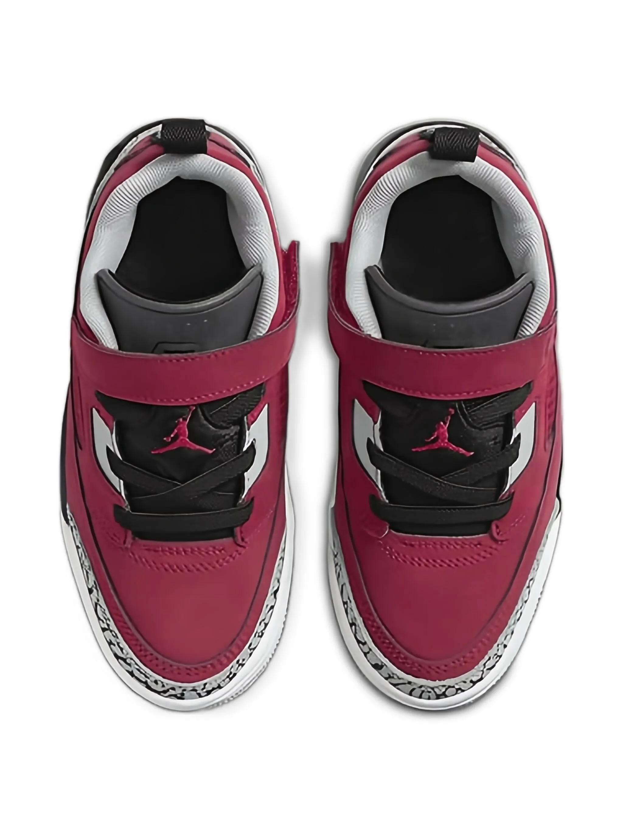 Кроссовки Spizike Low Gym Red/Wolf Grey/Cool Grey/Black Jordan Kids, красный — фото 2