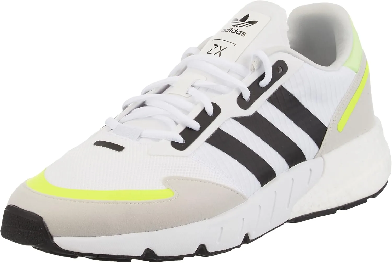 Гимнастические кроссовки Adidas Zx 1k Boost для мужчин, белый/черный/желтый