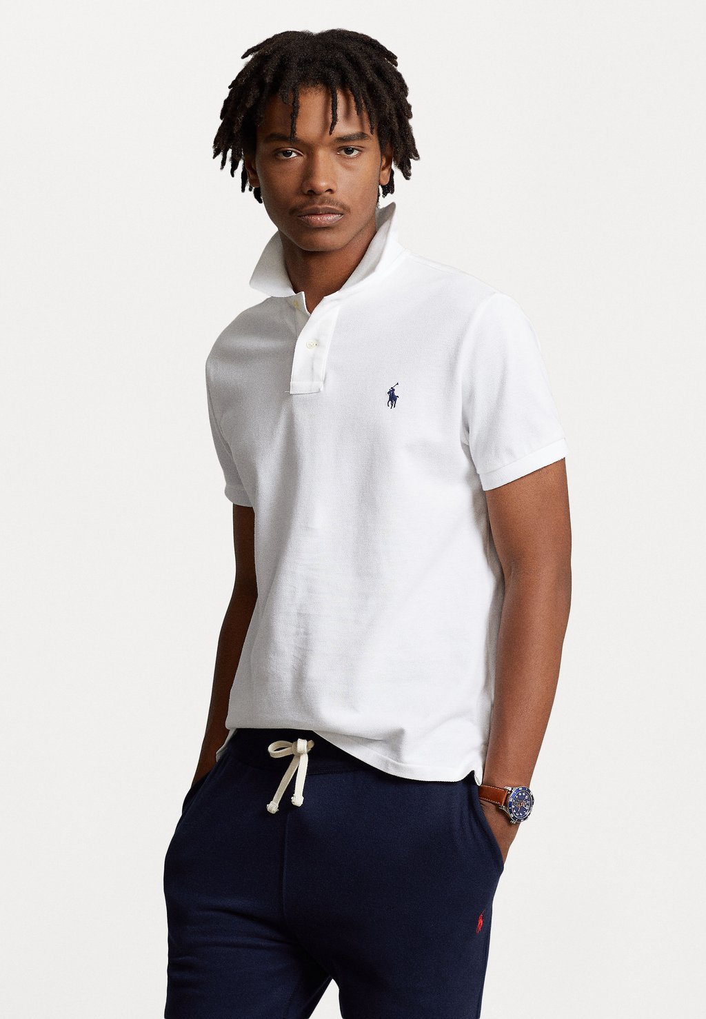 

Рубашка-поло SLIM FIT Polo Ralph Lauren, белый