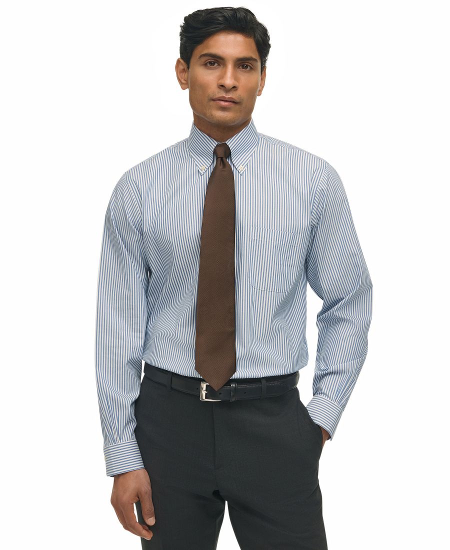 

Мужская рубашка-поло Brooks Brothers стандартного кроя с воротником на пуговицах, без полосок Brooks Brothers, Navy, Синий, Мужская рубашка-поло Brooks Brothers стандартного кроя с воротником на пуговицах, без полосок Brooks Brothers, Navy