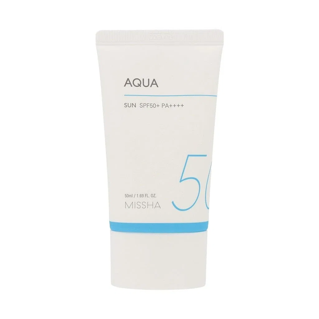 Солнцезащитный крем «All Around Safe Block Aqua Sun» SPF 50+ PA++++ от Missha Missha, White