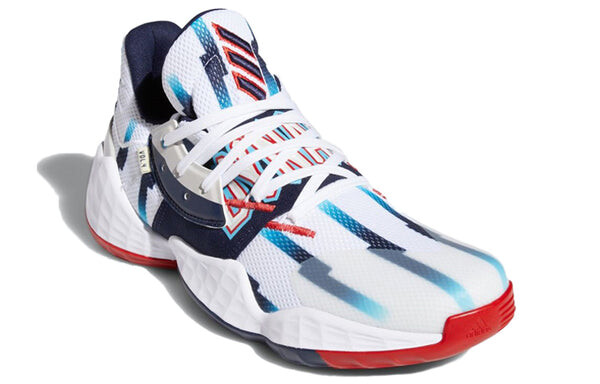 Кроссовки harden vol. 4 gca Adidas, белый — фото 3