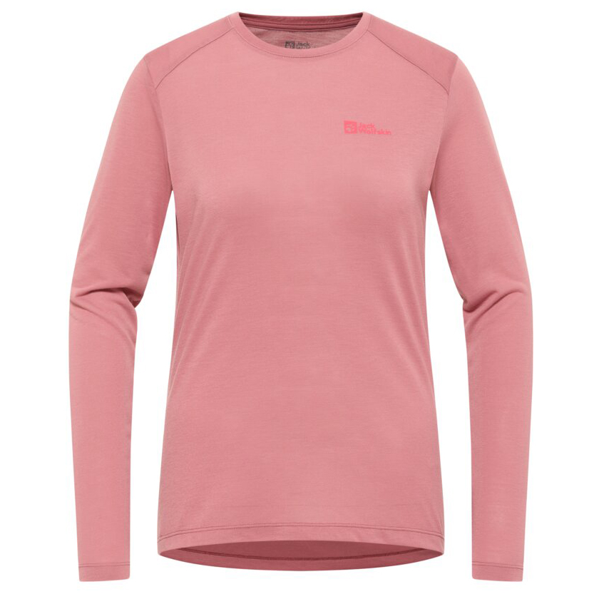 

Лонгслив Jack Wolfskin Vonnan L/S Tee, цвет Mineral Red