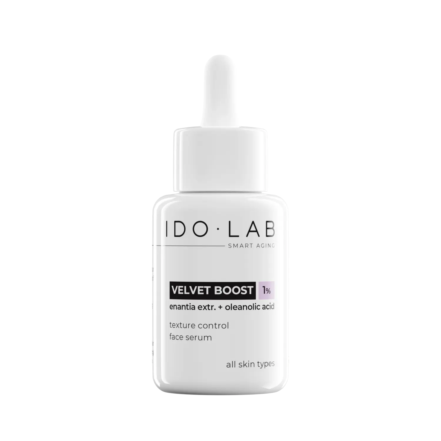 

Разглаживающая и осветляющая сыворотка для лица Ido Lab Velvet Boost, 30 мл