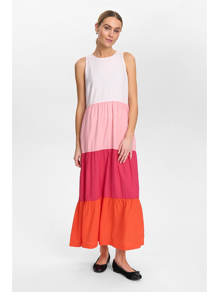 

NÜMPH Платье "Nupromise" в бело-розово-красной цветовой гамме