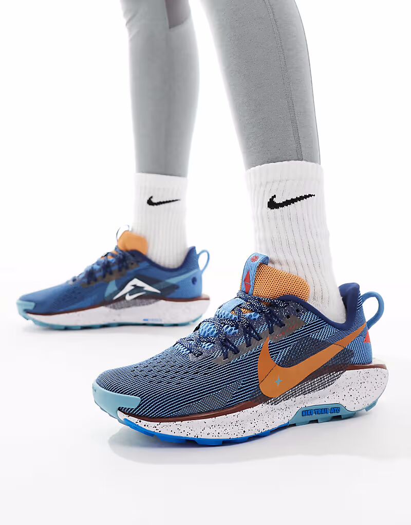 Кроссовки Nike Running ReactX Pegasus Trail 5 темно-синего и белого цветов