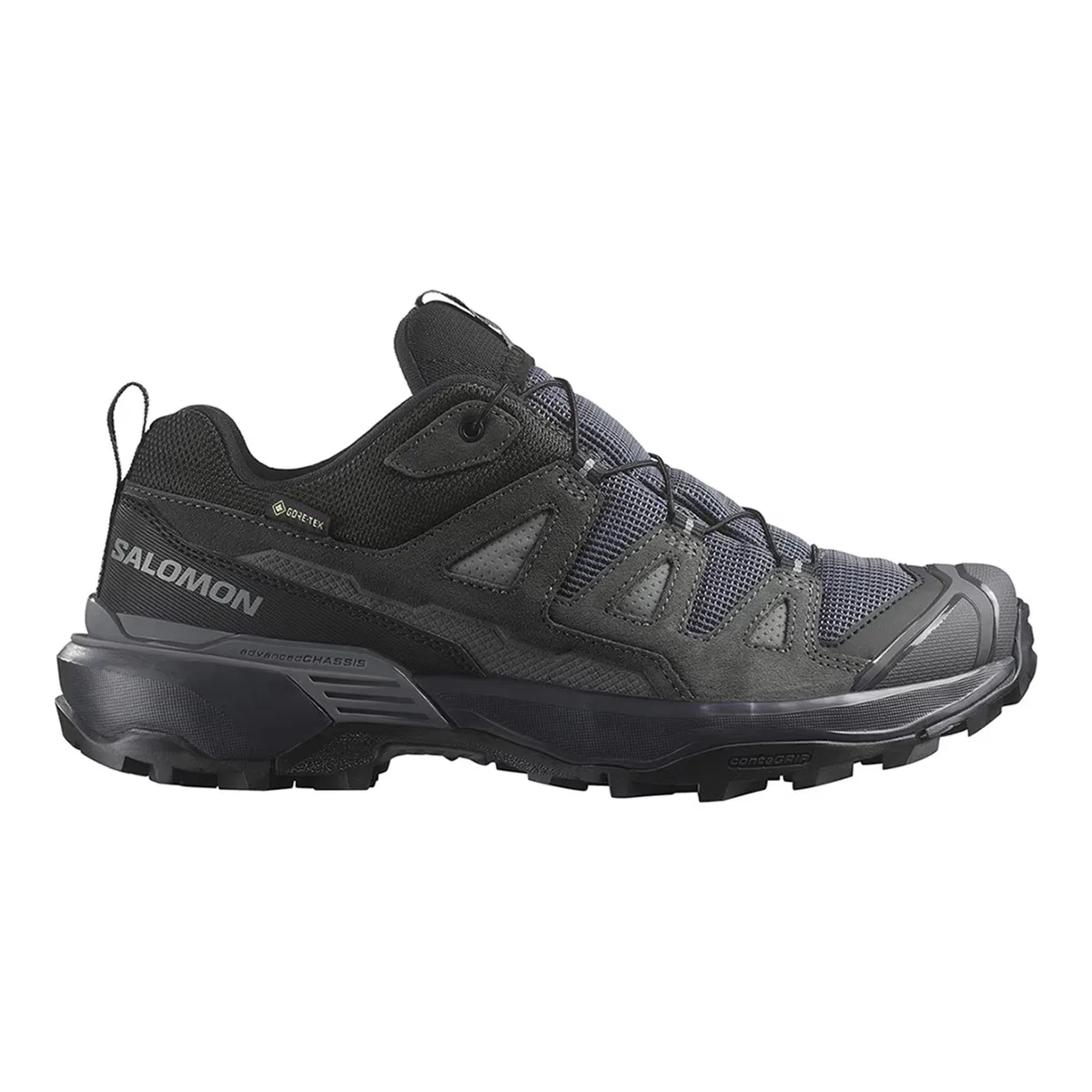

Женские походные ботинки Salomon X Ultra 360 из кожи Gore-Tex, серый