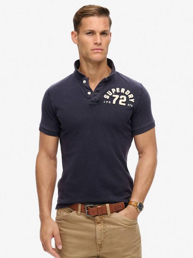 

Винтажная спортивная поло Superdry, Eclipse Navy
