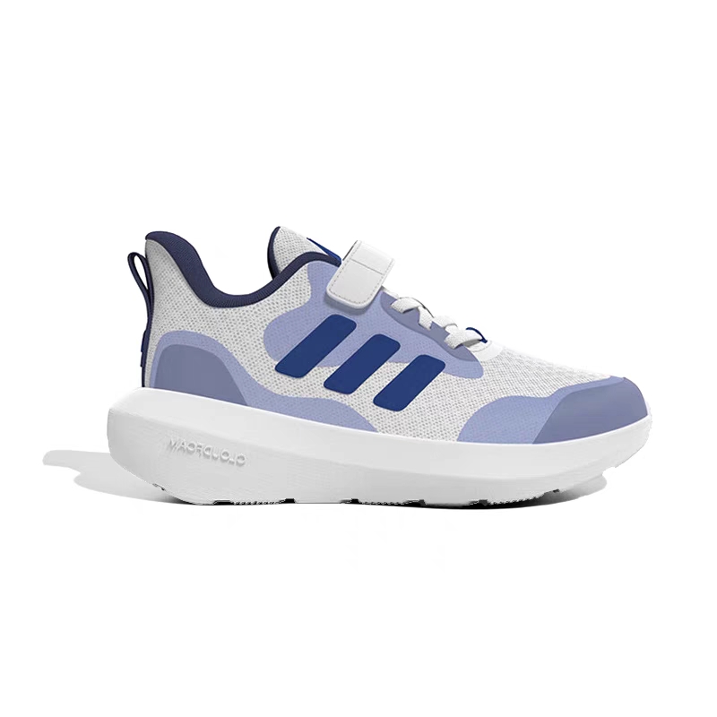 Кроссовки для бега Fortarun Slip Resistant Low Top для детей Adidas, белый/синий — фото 3