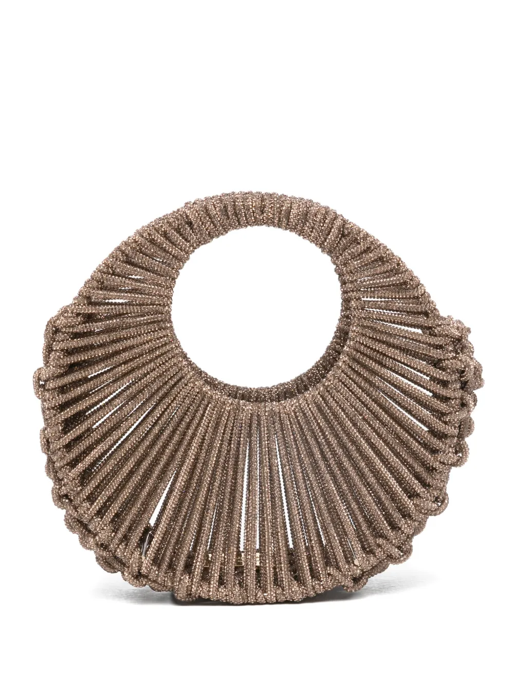 

Сумка-тоут Jaya с плетеной ручкой Hibourama, коричневый