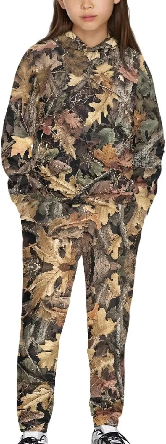 Спортивный костюм с камуфляжем Pensura, детский, 2 предмета, Camouflage Hunting Forest