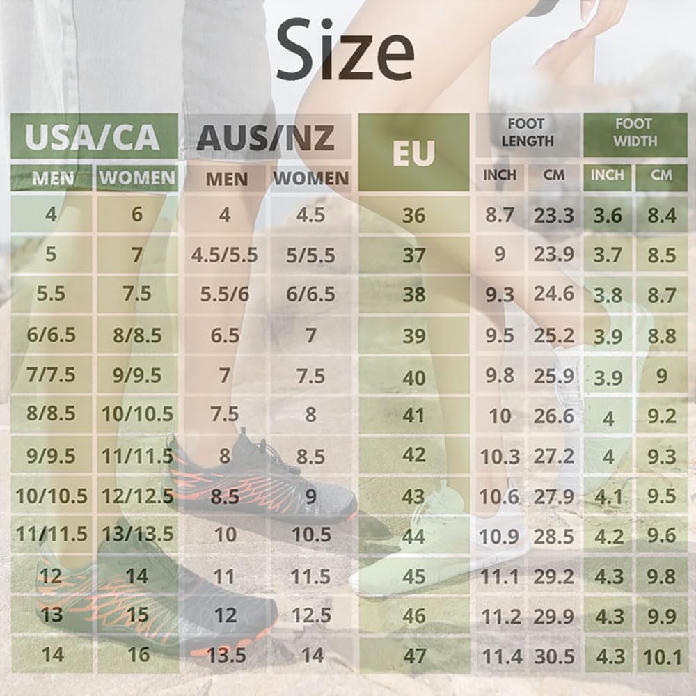 Женские кроссовки Zureto Barefoot Shoes, обувь Hike Grounded Barefoot для женщин и мужчин с нейропатией, черный — фото 2