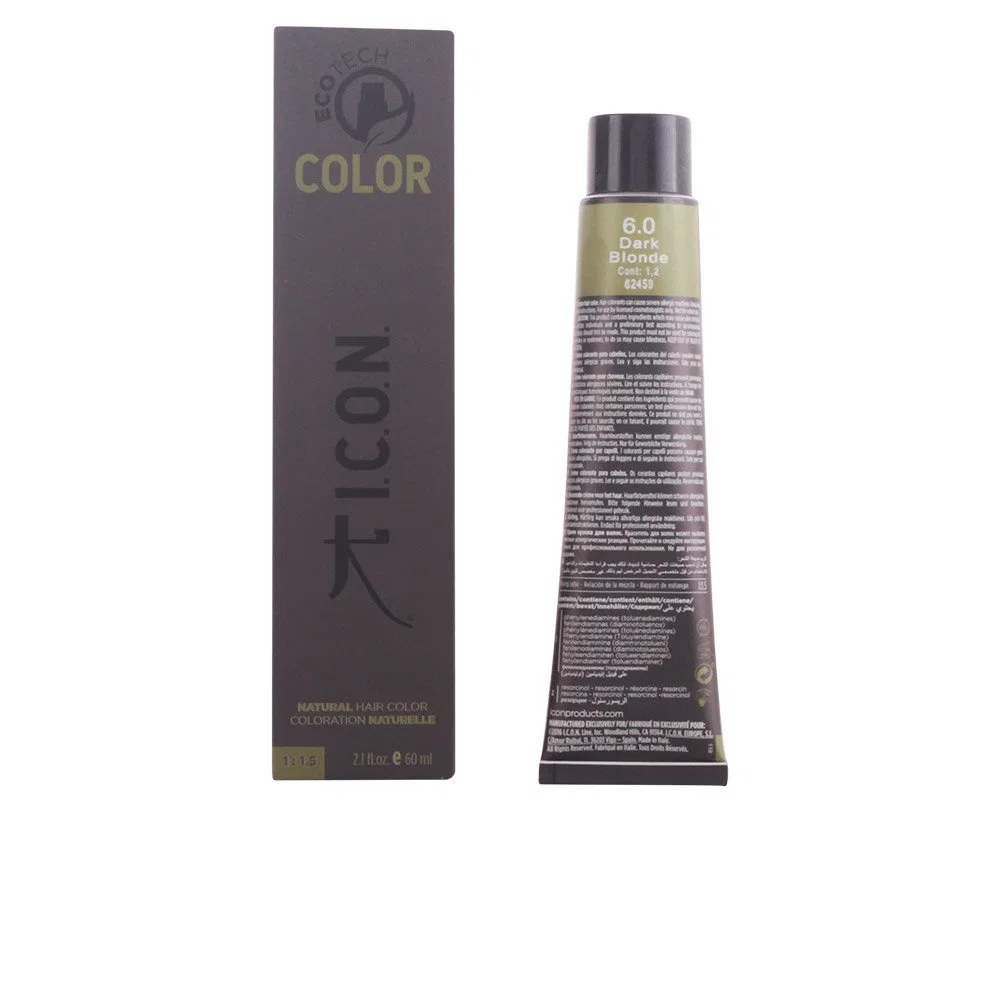 Натуральная перманентная краска для волос Ecotech Color, номер 5, светло-коричневый от I.C.O.N. I.C.O.N., 6.0 Dark Blonde