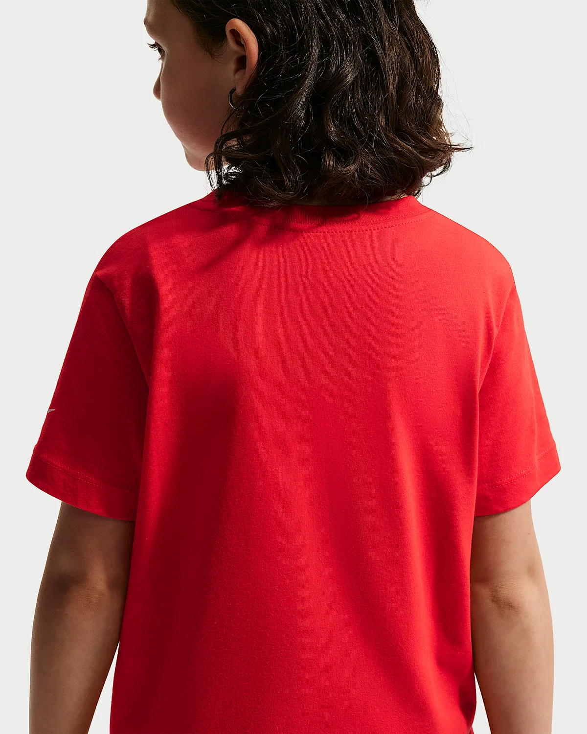Детская футболка Nike Sportswear Pocket, University Red/White — фото 2