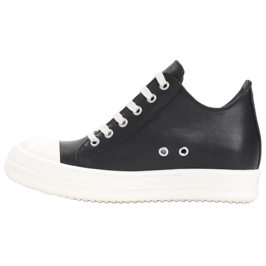 RICK OWENS Женские кроссовки Porterville Low Black Milk