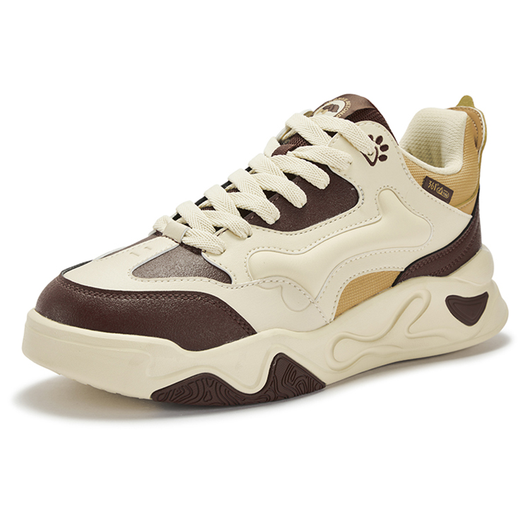 361° Кроссовки Bone Shoes 30 Thermal Abrasion Resistant Slip Resistant Low top Casual мужские Coffee Brown — фото 3