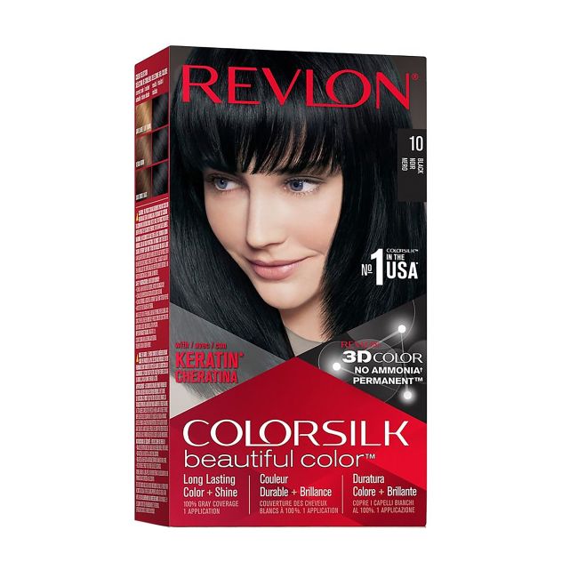 

Кератиновая краска для волос Colorsilk Revlon, цвет 010