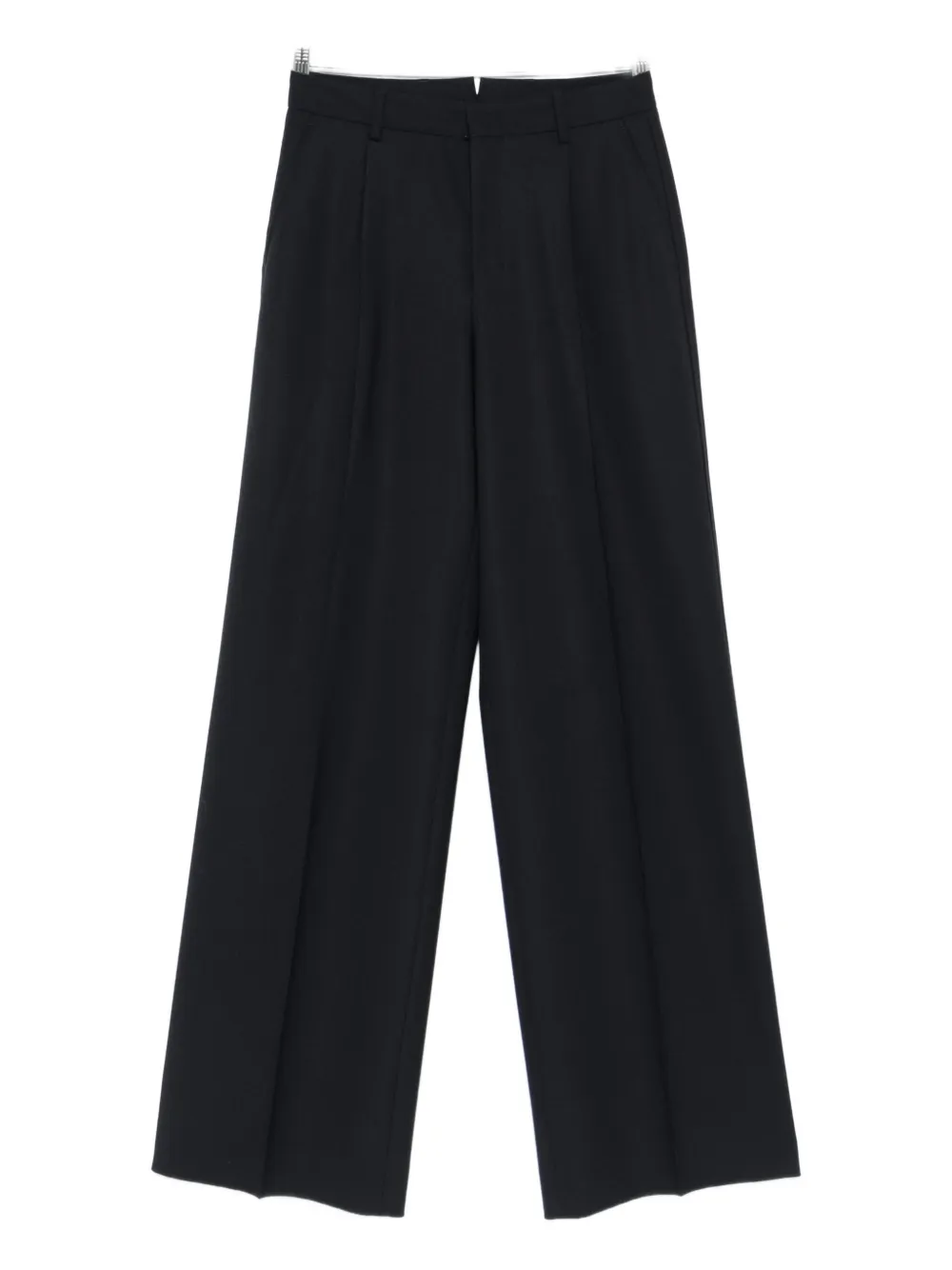 

Плиссированные брюки свободного кроя Cellar Door, черный