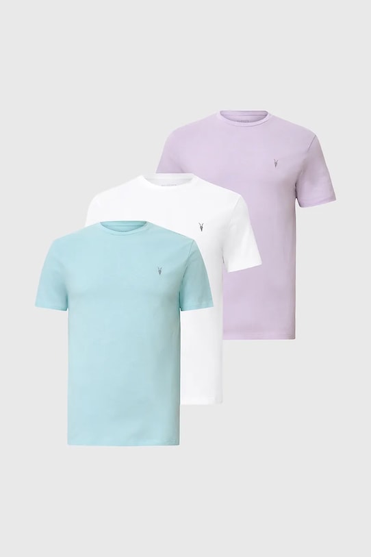 

Хлопковая футболка BRACE 3 шт Allsaints, белый