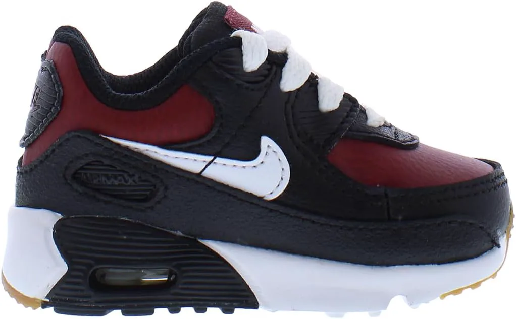 Кроссовки Nike Kid's Air Max 90 LTR, черный/белый/красный — фото 3