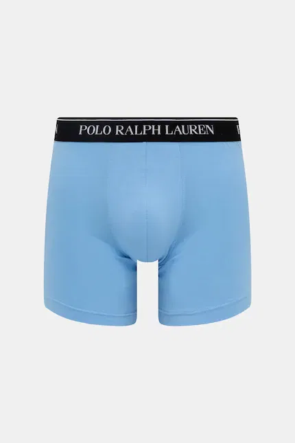 Боксеры хлопковые с эластаном 3 шт Polo Ralph Lauren, черный — фото 3