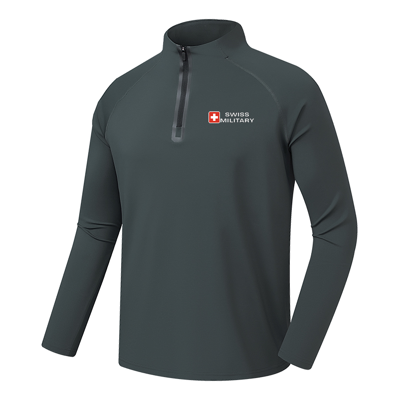 

Футболка мужская SWISS MILITARY, тёмно-серая