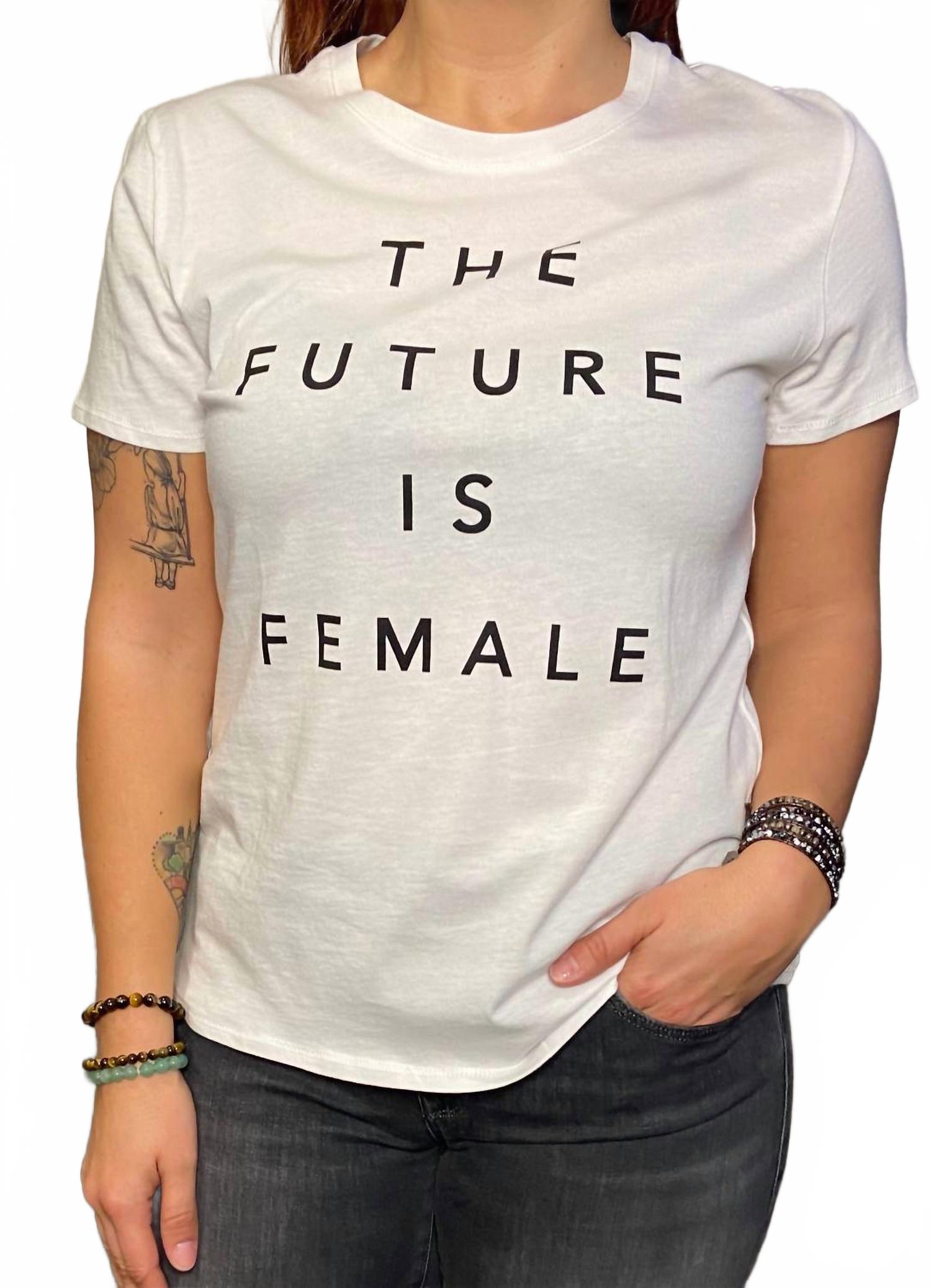 

Prince Peter Футболка с графическим принтом "Будущее за женщинами" белого цвета, Белый, Prince Peter Футболка с графическим принтом "Будущее за женщинами" белого цвета